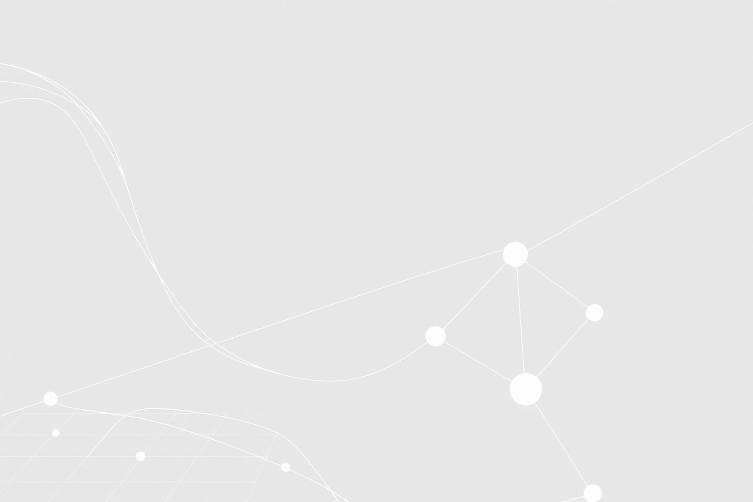 Illustrazione editoriale di una rete neurale predittiva